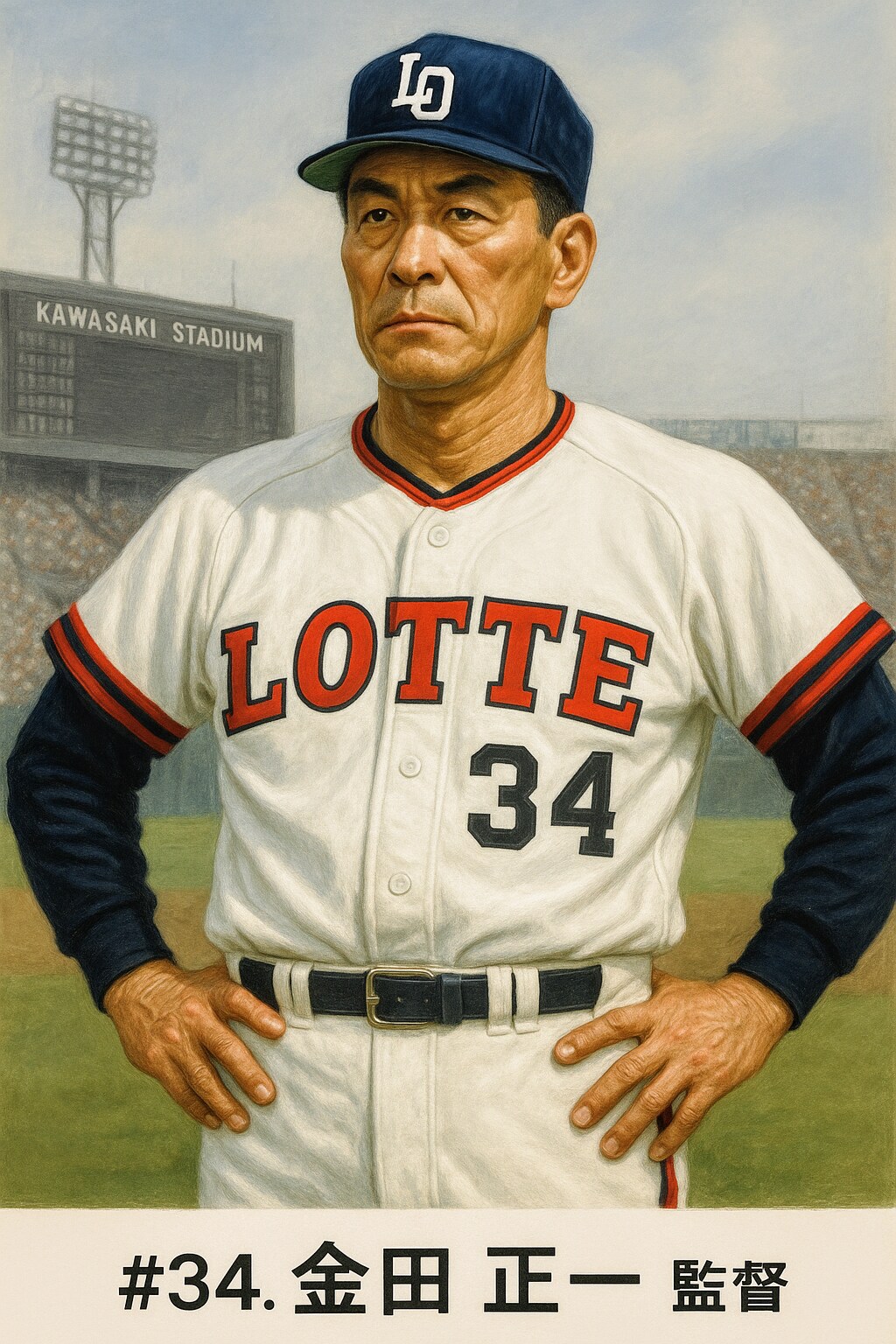 #34.金田正一監督　ロッテオリオンズ