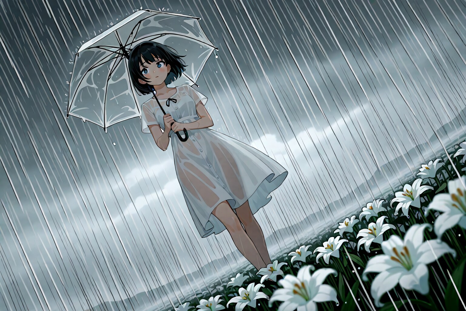大雨のLILYさん