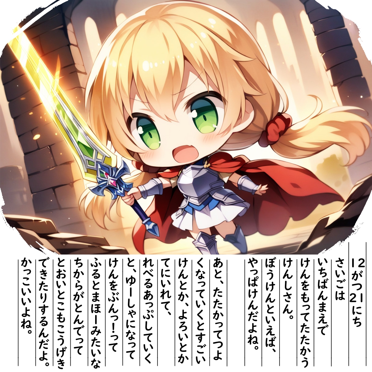 【絵日記】ゆーしゃになるよ | の人気AIイラスト・グラビア