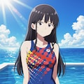 井ノ上たきなの競泳水着姿　詰め合わせ　第３弾 6枚目