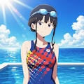 井ノ上たきなの競泳水着姿　詰め合わせ　第３弾 2枚目