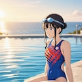 井ノ上たきなの競泳水着姿　詰め合わせ　第３弾 4枚目