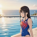 井ノ上たきなの競泳水着姿　詰め合わせ　第３弾 11枚目