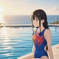 井ノ上たきなの競泳水着姿　詰め合わせ　第３弾 10枚目