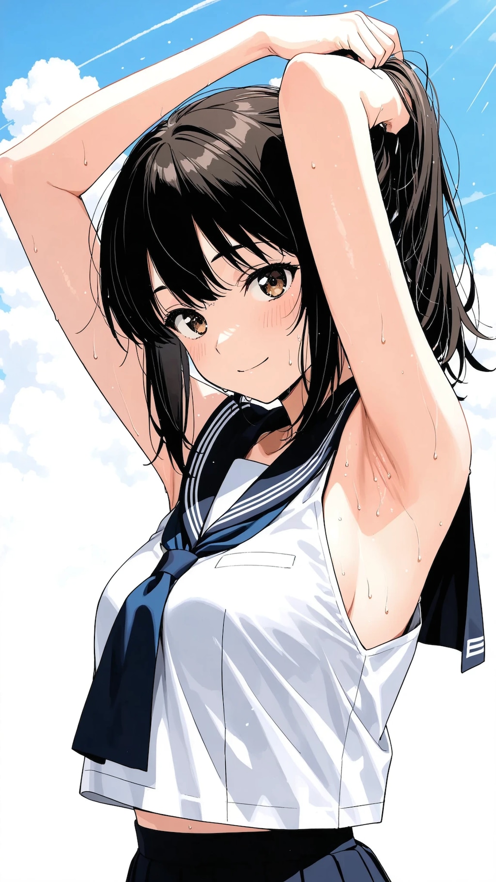 夏仕様の女子高生は今日も爽やか