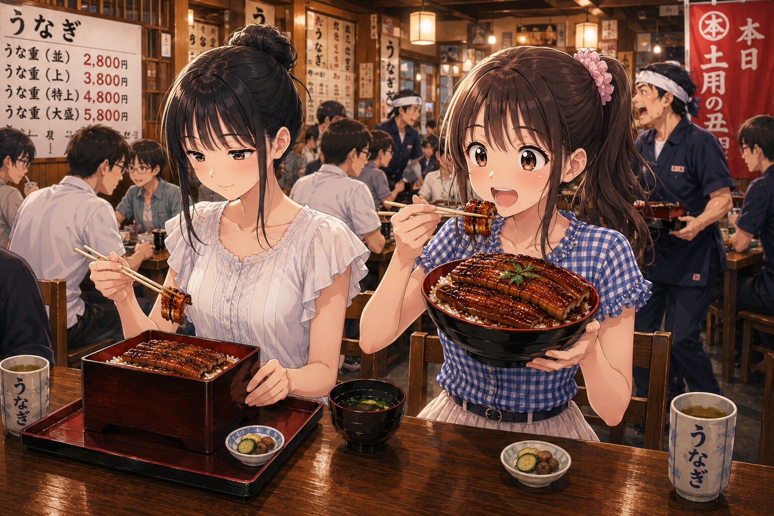 今日は土用の丑の日