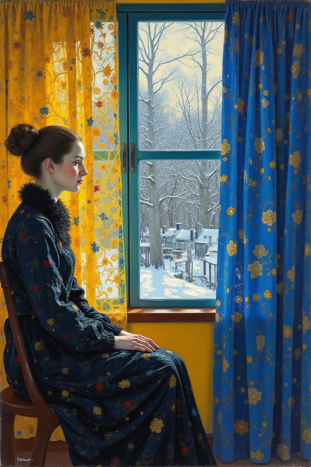 窓辺 (4枚) | の人気AIイラスト・グラビア