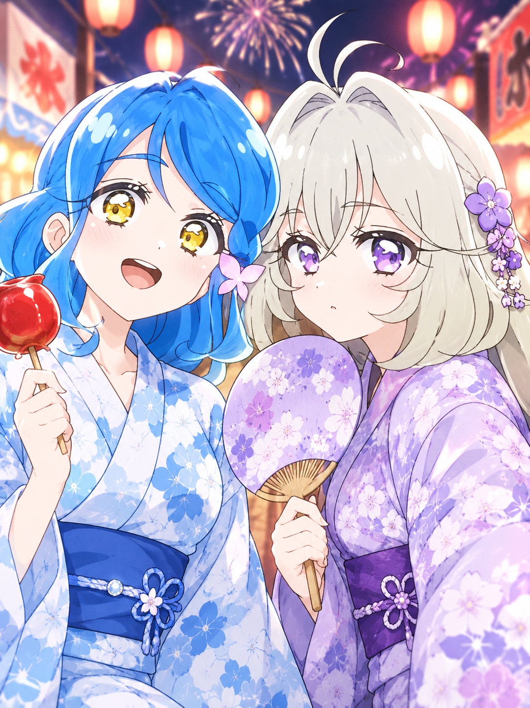 浴衣デート | の人気AIイラスト・グラビア