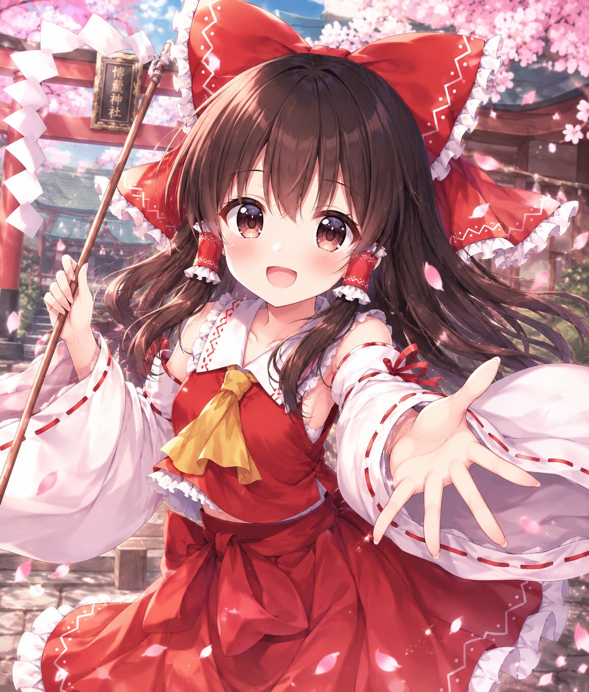 桜霊夢 | の人気AIイラスト・グラビア