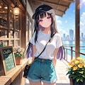 凛ちゃんの夏のお出かけコーデ３選 2枚目