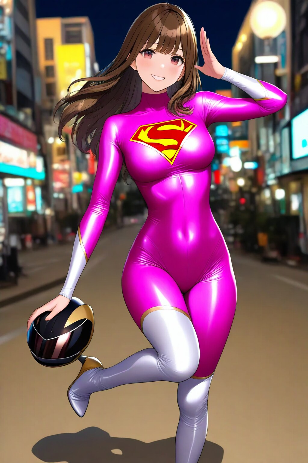 Pink Supergirl