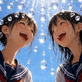 ３　太陽がいっぱい　水遊び 2枚目