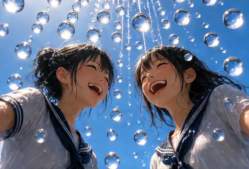 ３　太陽がいっぱい　水遊び