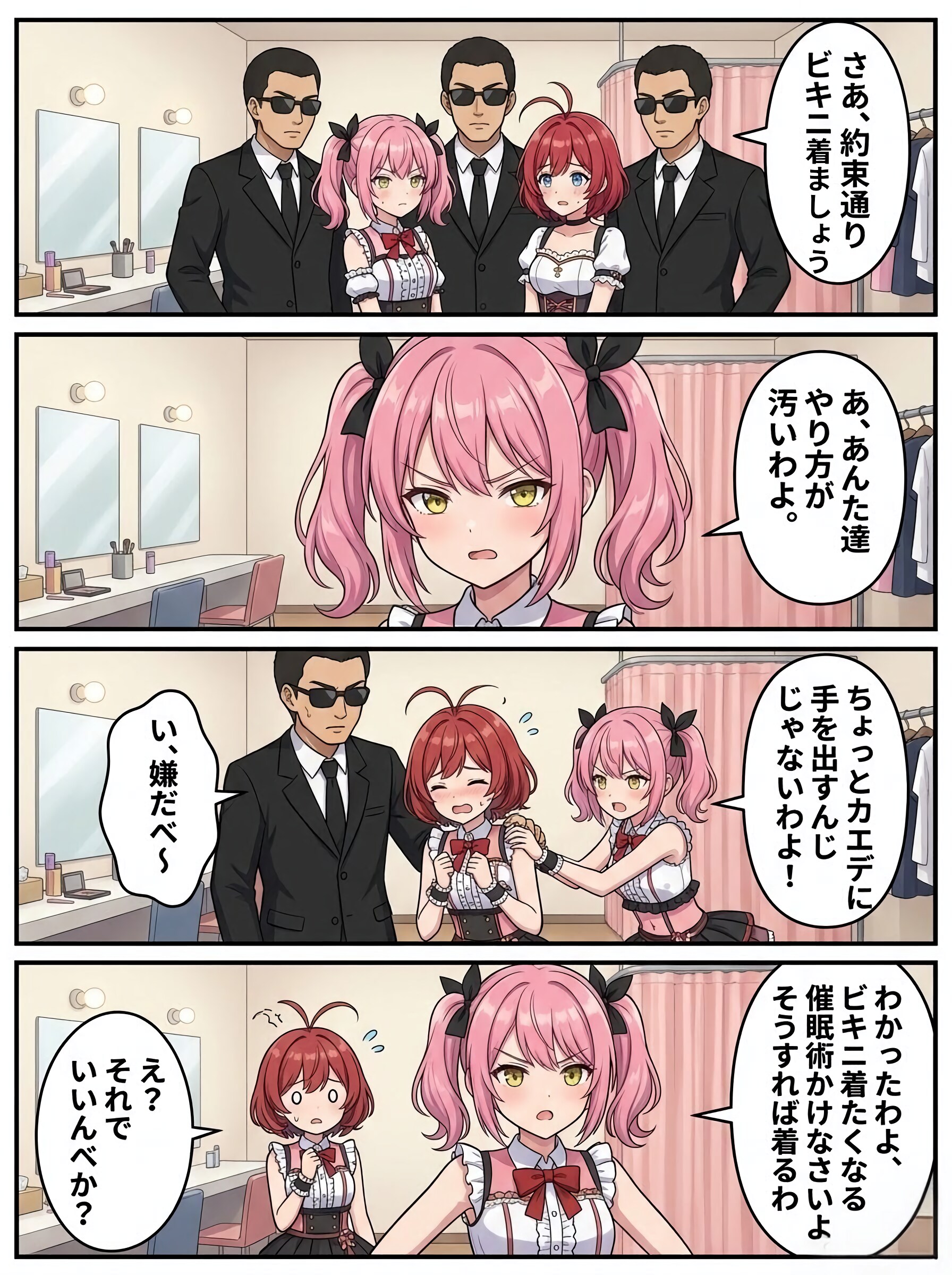 有言実行のビキニ