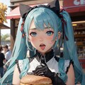 ハンバーガーを食べ 10枚目
