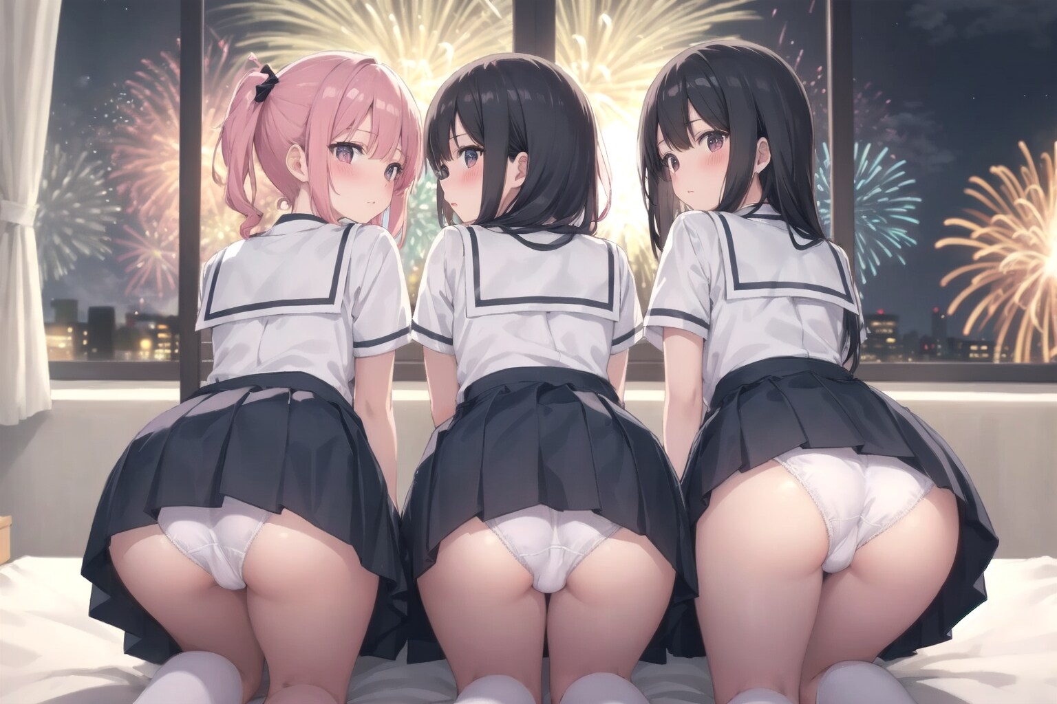 【今日のハーレム】夏の絶景【R-15版】