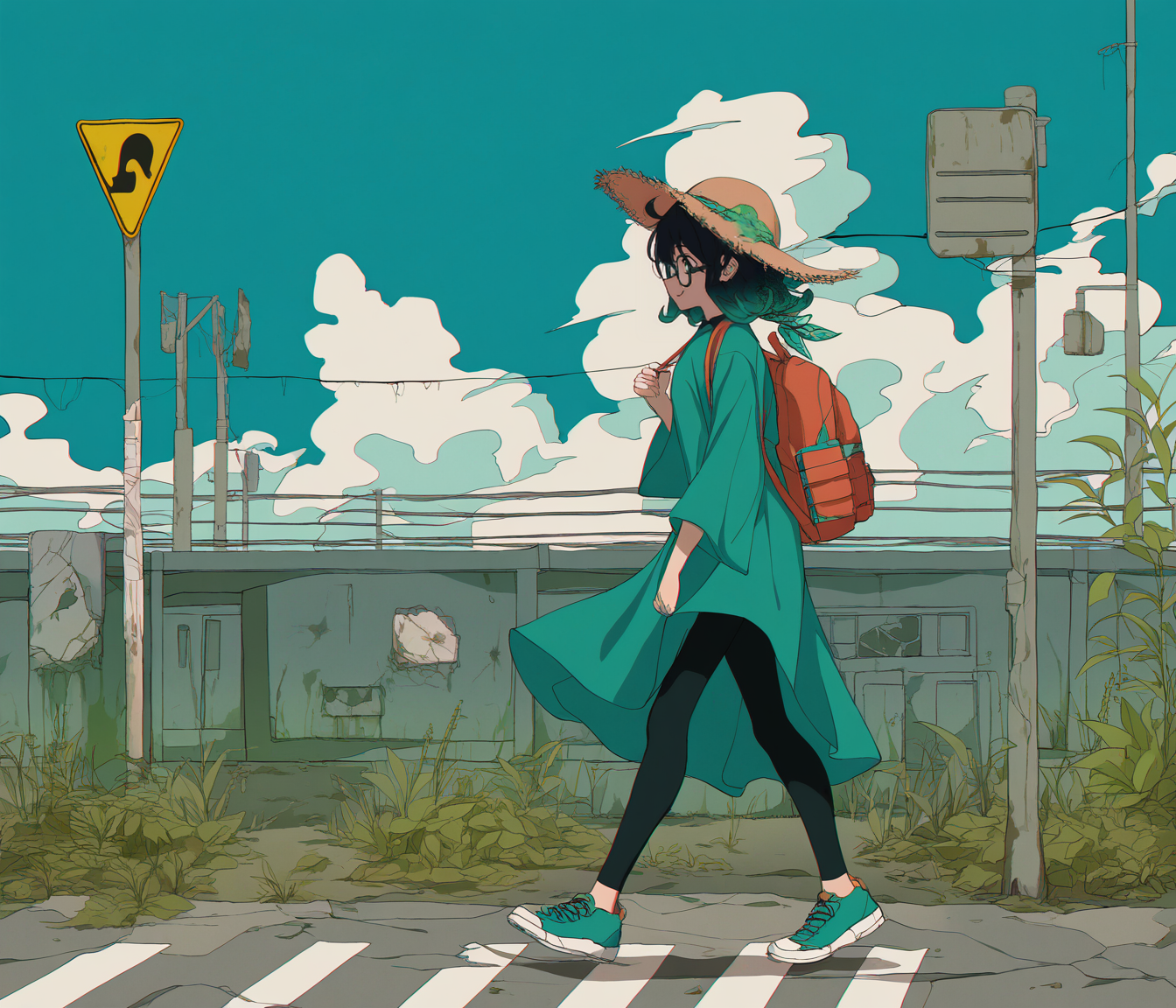 てくてく