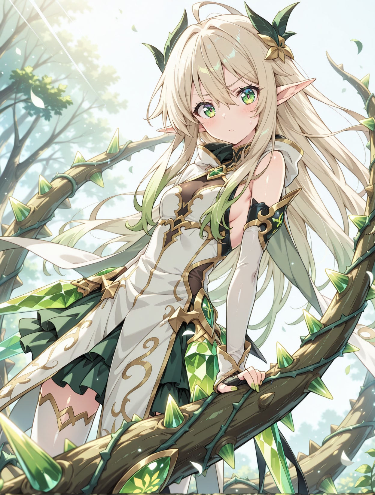 トゲとエルフ | の人気AIイラスト・グラビア