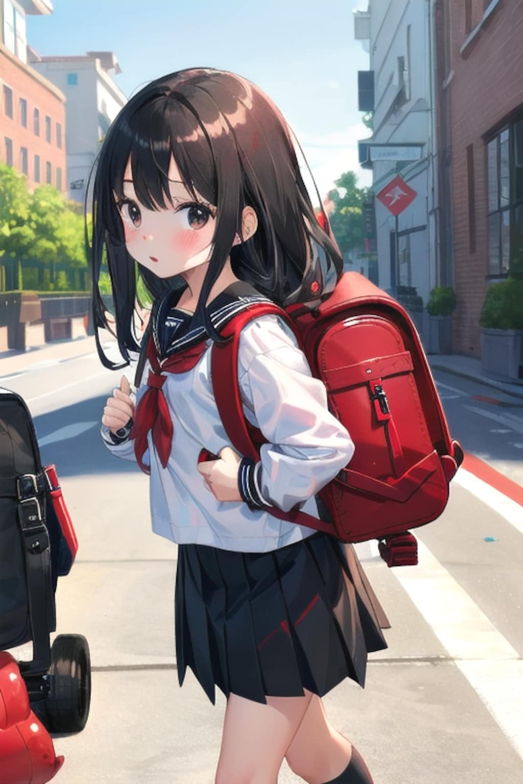 国立大附属小学校の冬服を生成しよう