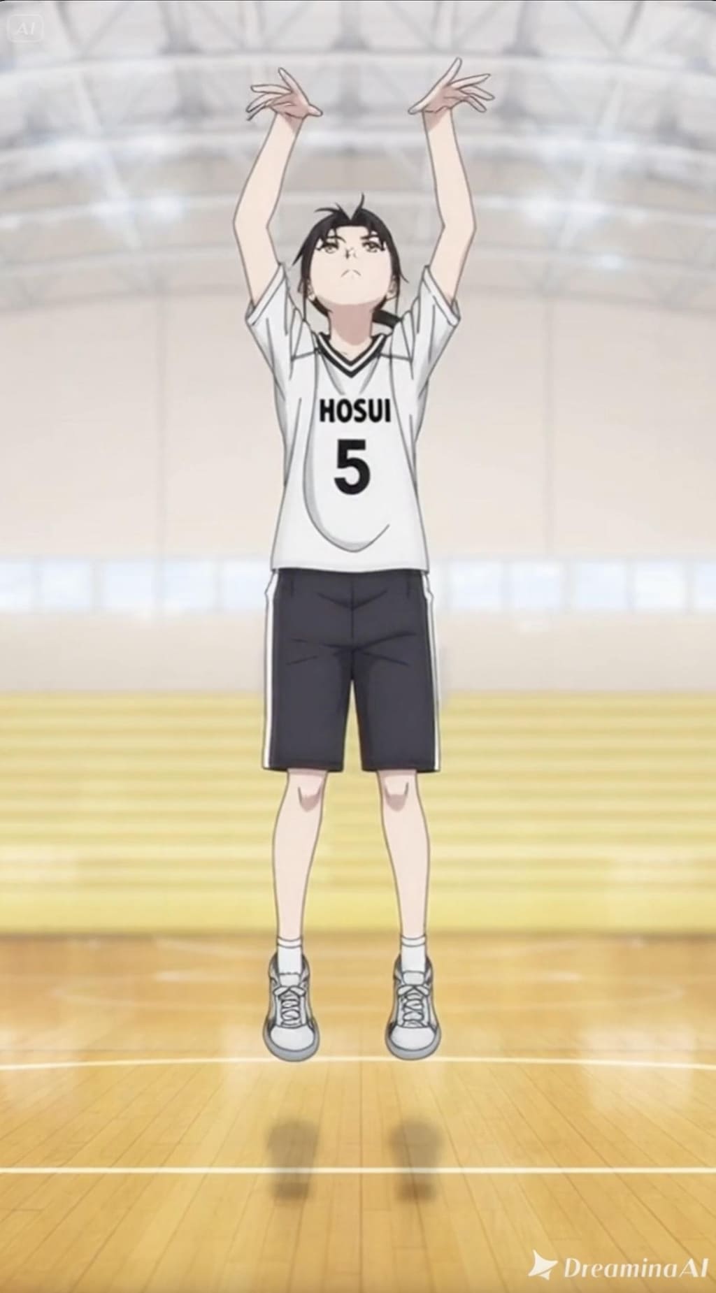 女バスのジャンプシュート379