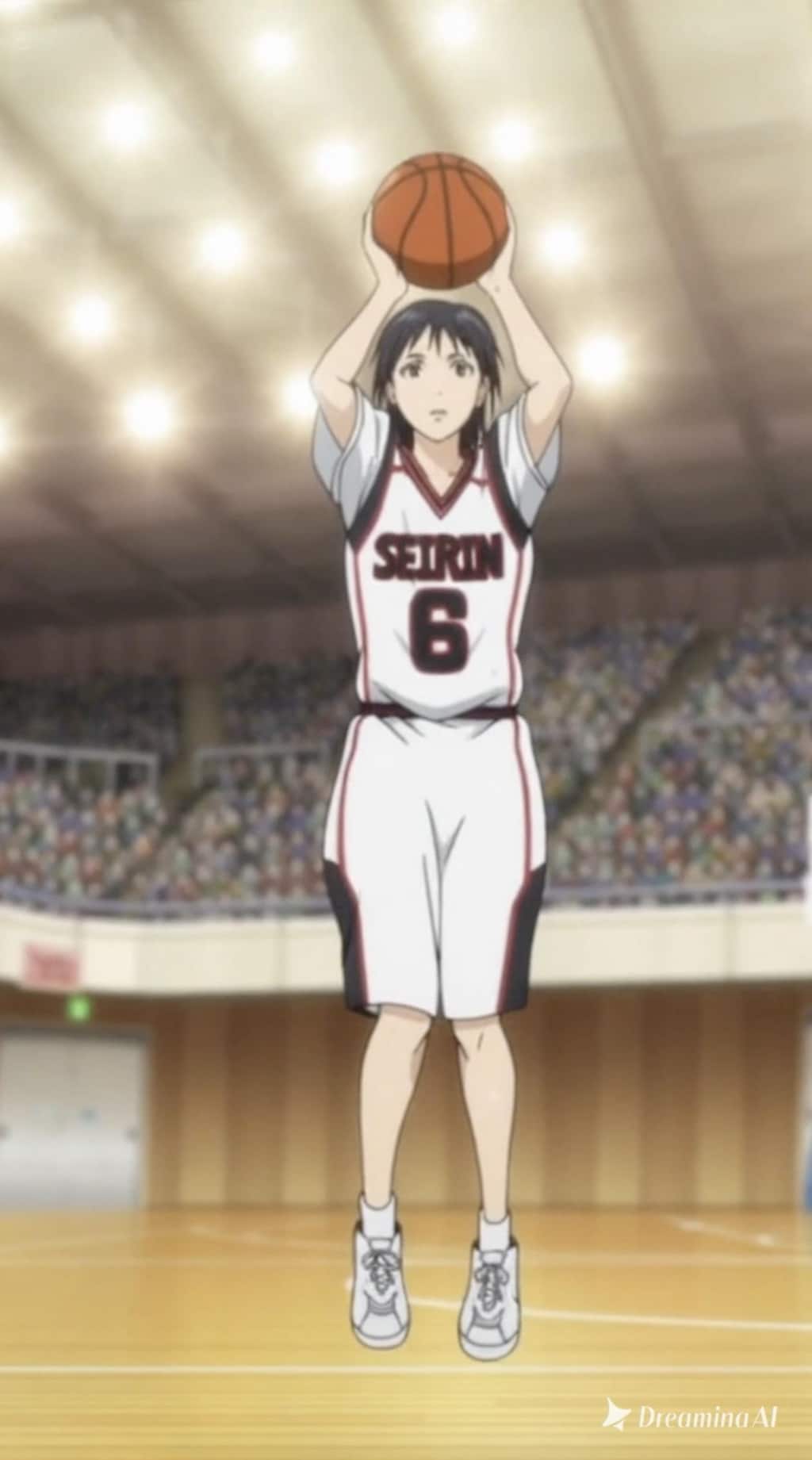 女バスのジャンプシュート379