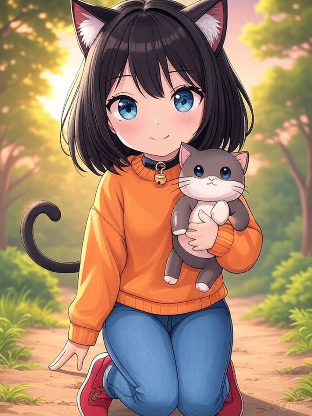 Grokにうちの子を描いてもらった　その２