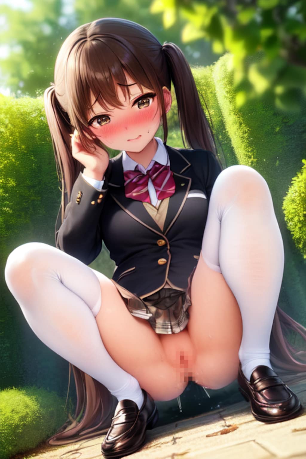 野ションするJK