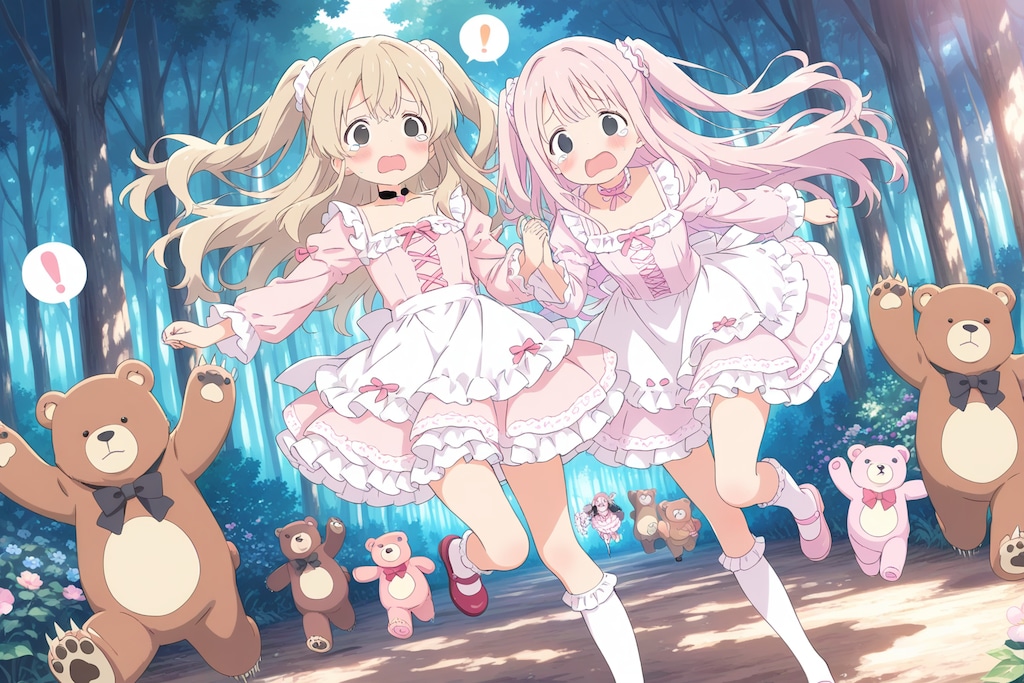 【舞ちゃんと熊】第１話　舞ちゃん熊さんと出会う