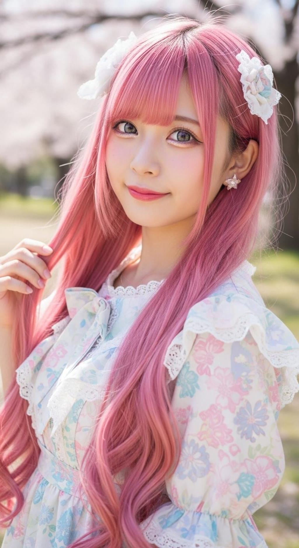 ピンクチャーム001《ガーリーワンピース》