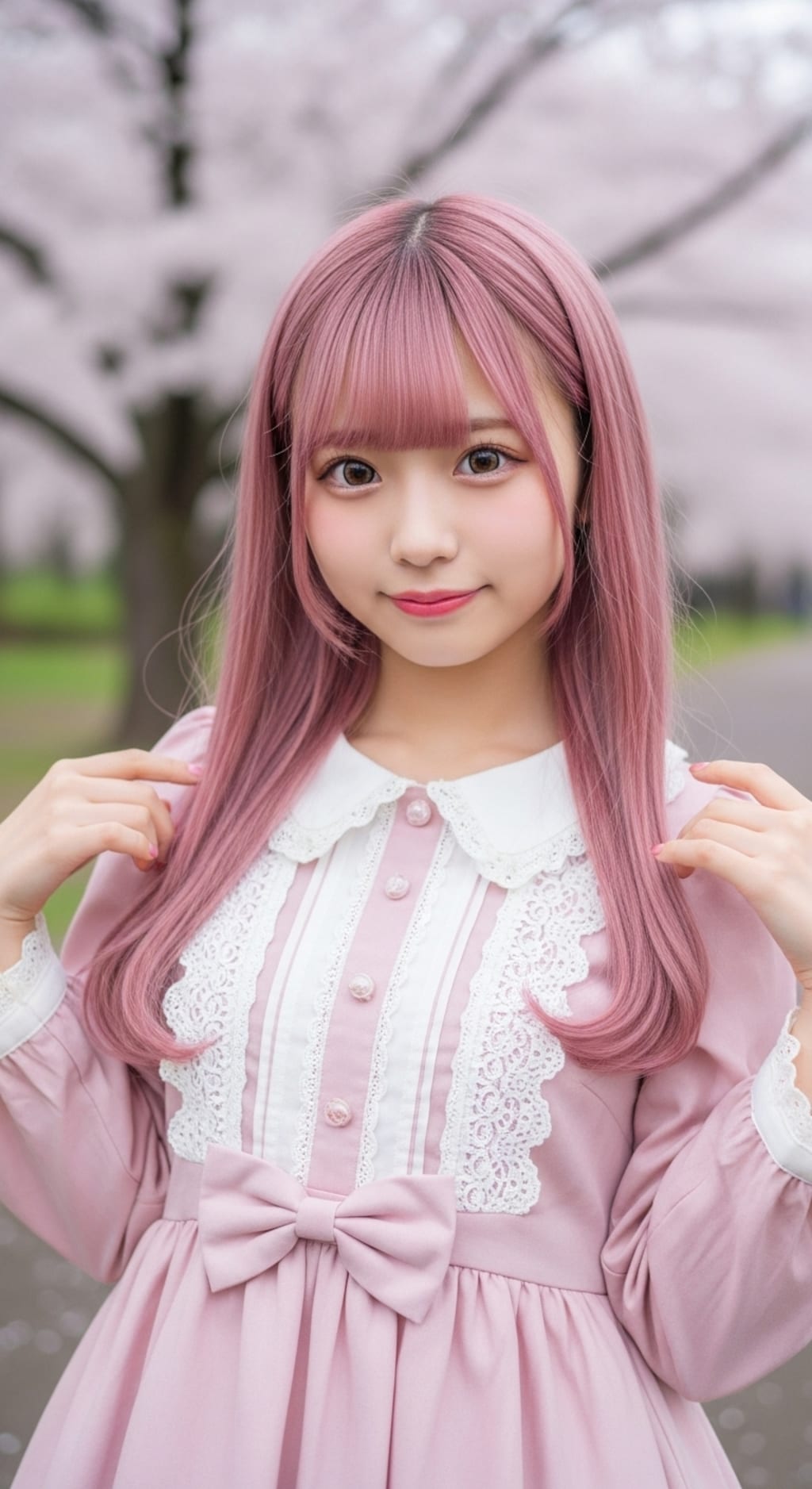 ピンクチャーム001《ガーリーワンピース》