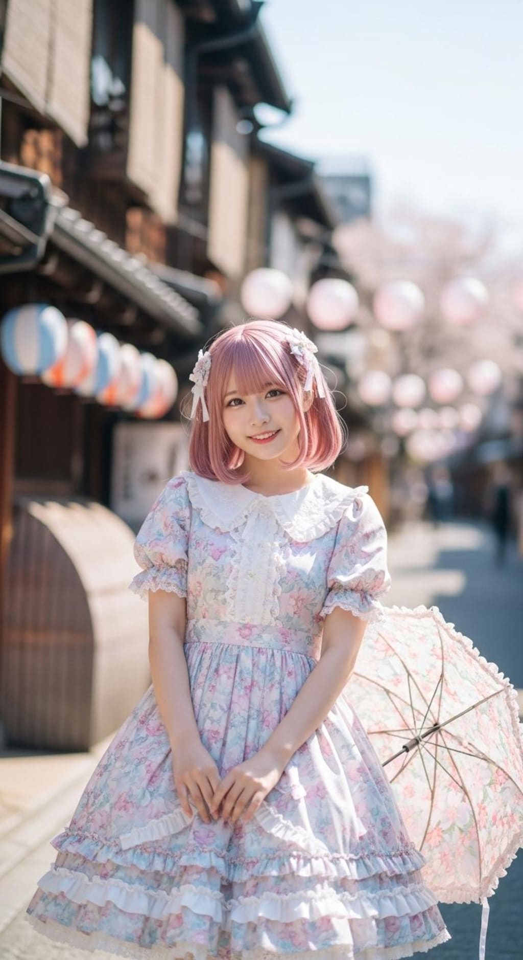 ピンクチャーム001《ガーリーワンピース》