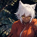 狼の戦士と夜の森 2枚目