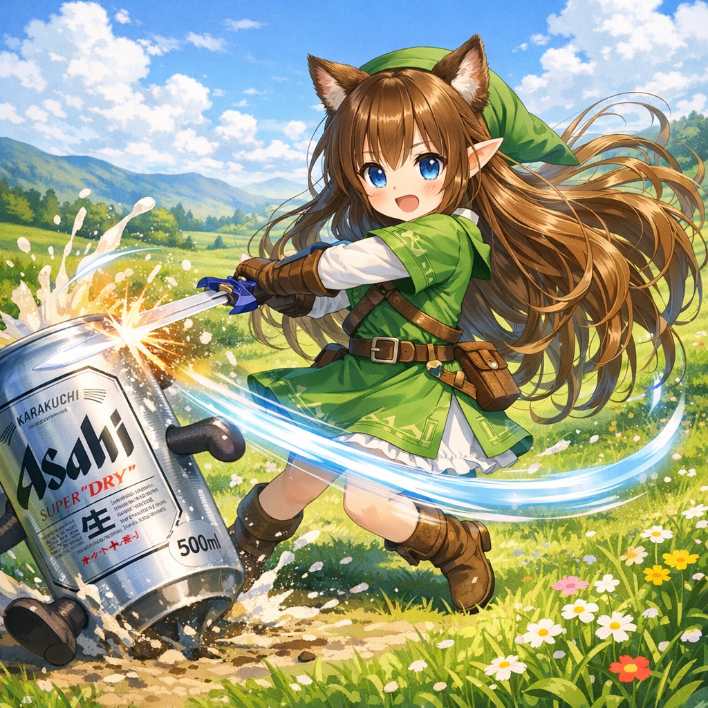 ゼルダの伝説な小さな女の子