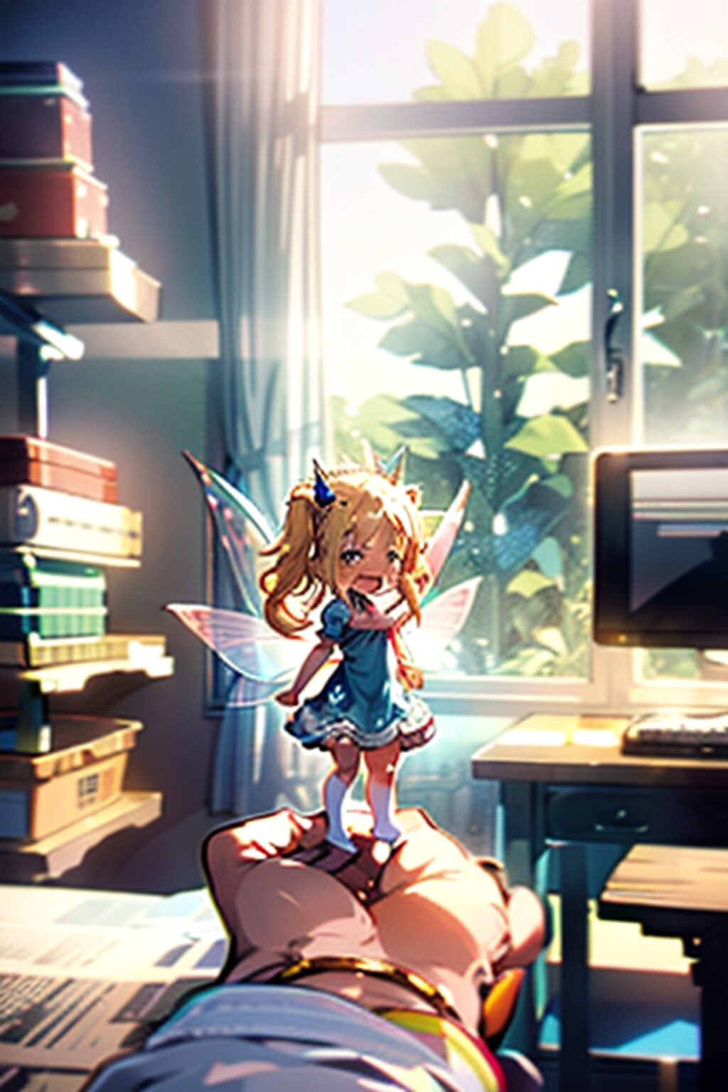 手のひら妖精少女