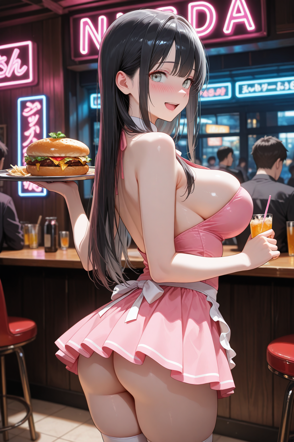 ノーパンレストランでバイト