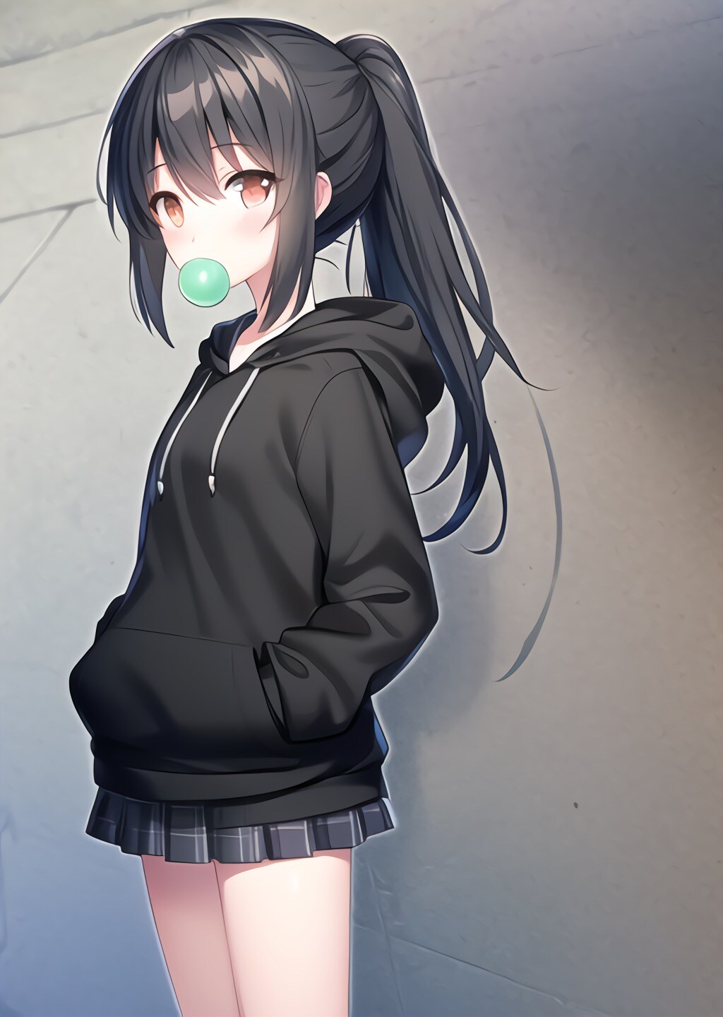 チューイングガムと女の子