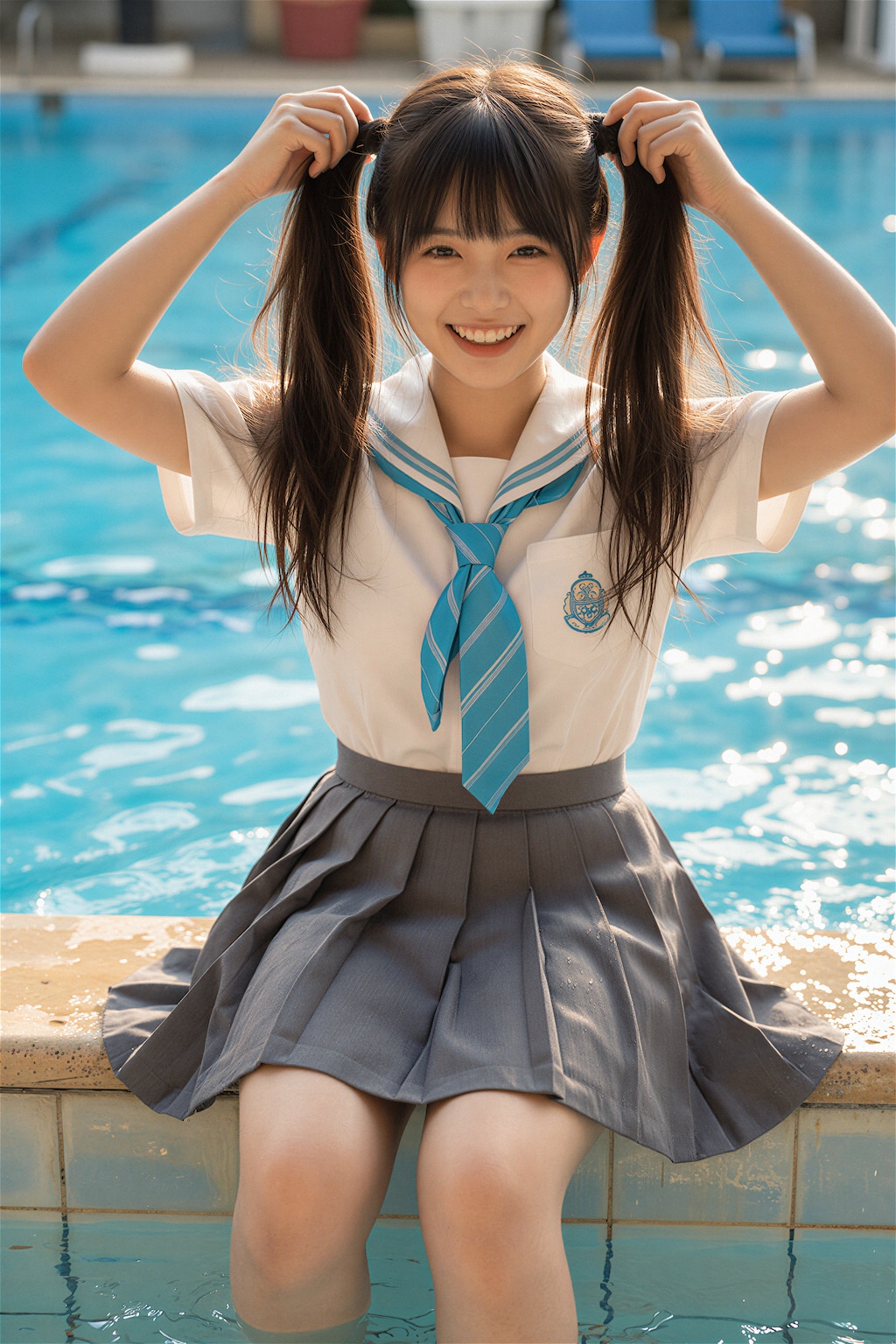 手ツインテ