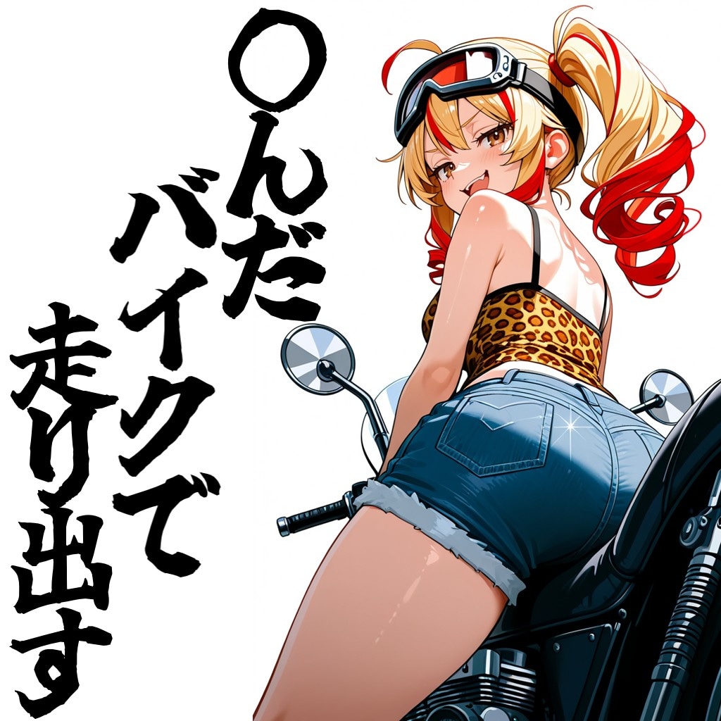 バイクで走り出す～🎵