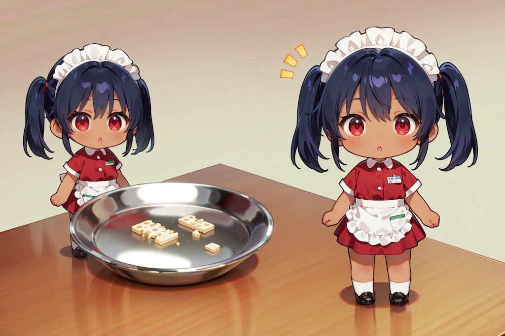 ちびキャラウェイトレスさん YC18