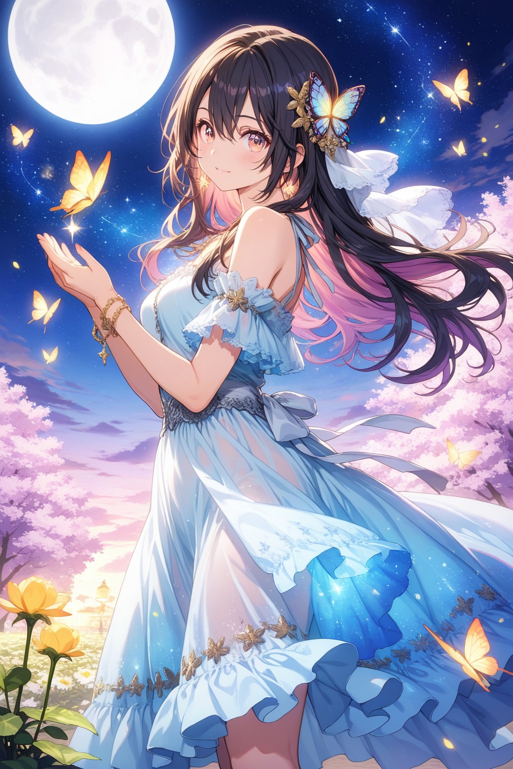 月夜の創作祭① | の人気AIイラスト・グラビア
