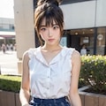 フレアスカートパンチラ 3枚目