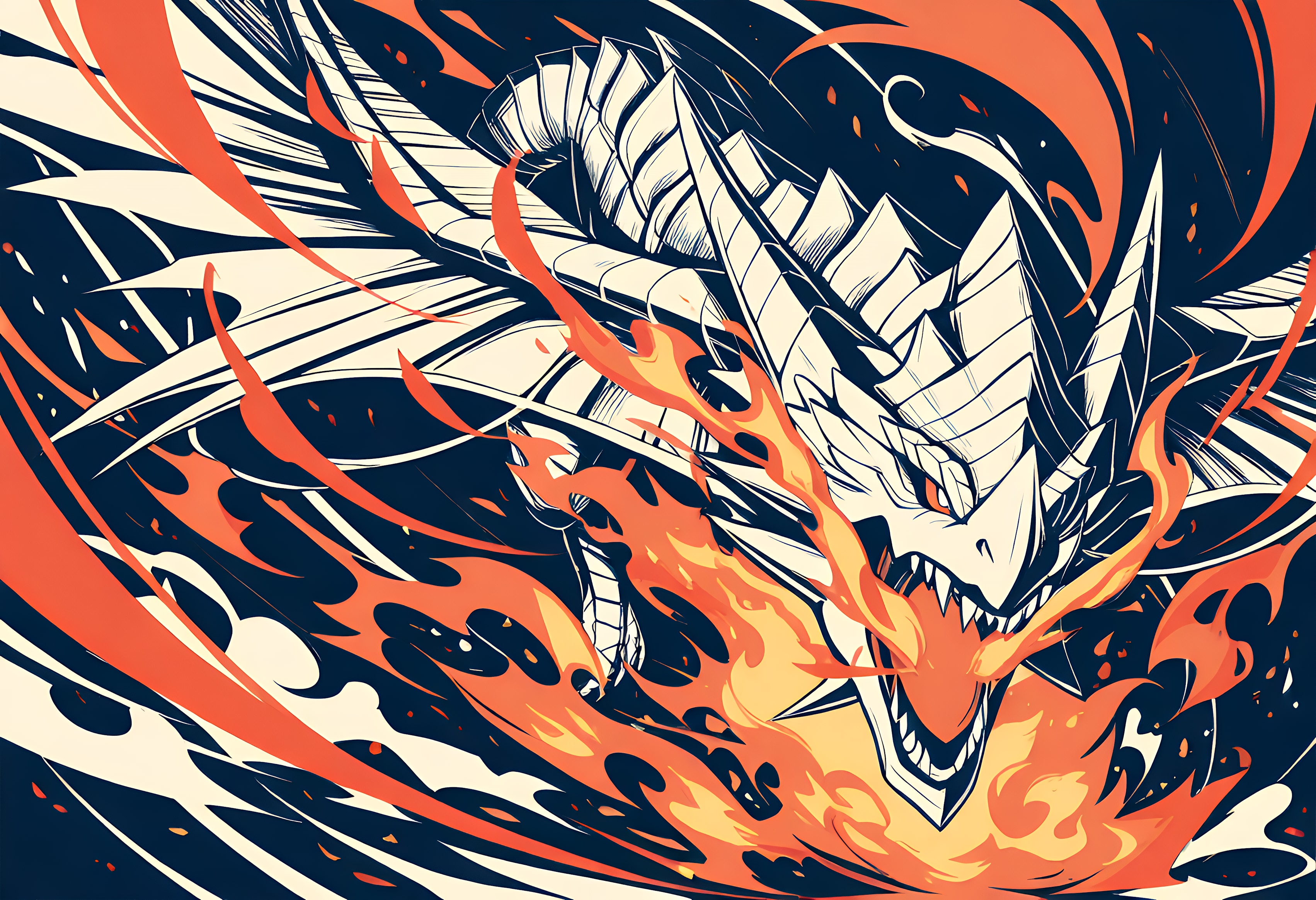 フレイムワイバーン | の人気AIイラスト・グラビア