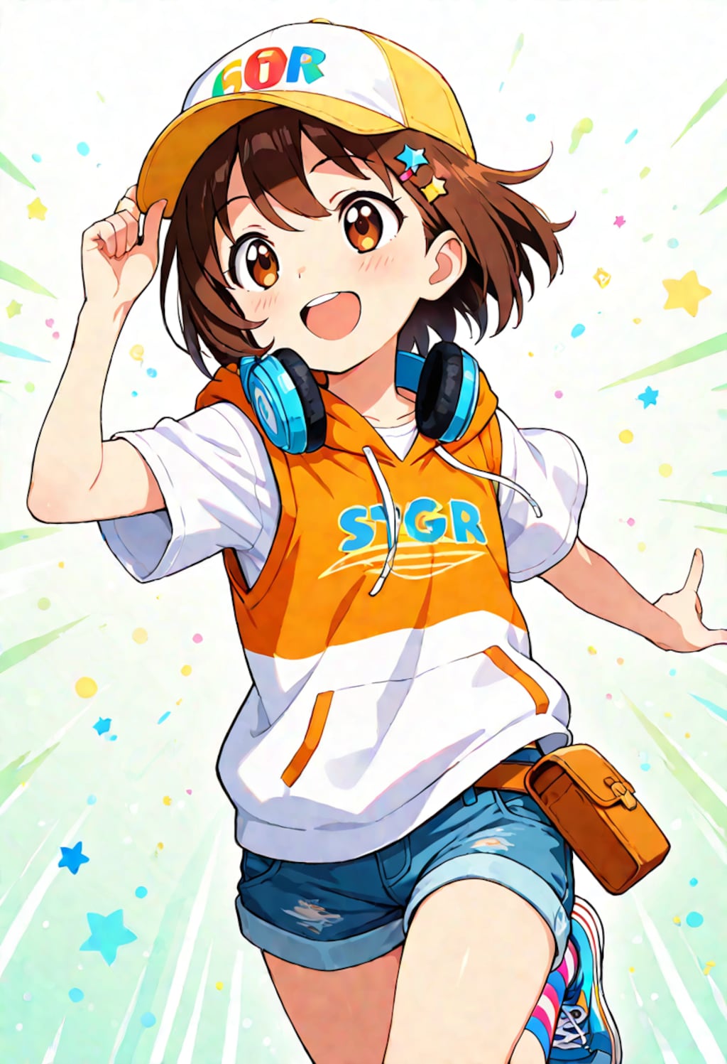 コフィちゃんのヘッドフォン