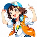 コフィちゃんのヘッドフォン 2枚目