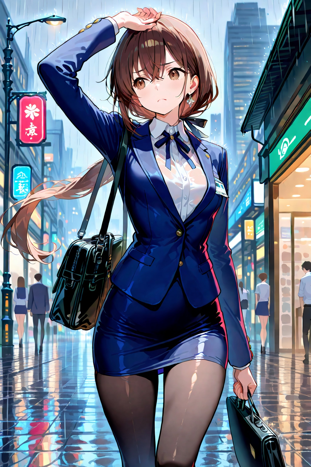 歩美 OL ver. (7) | の人気AIイラスト・グラビア