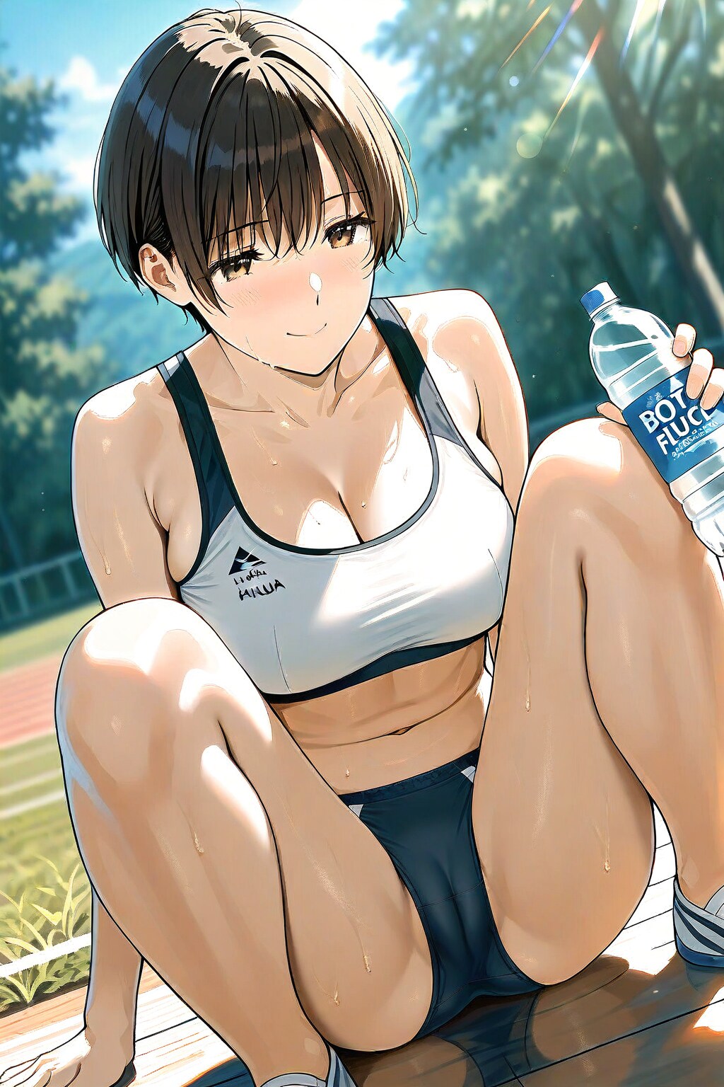 １５日の女子陸上部