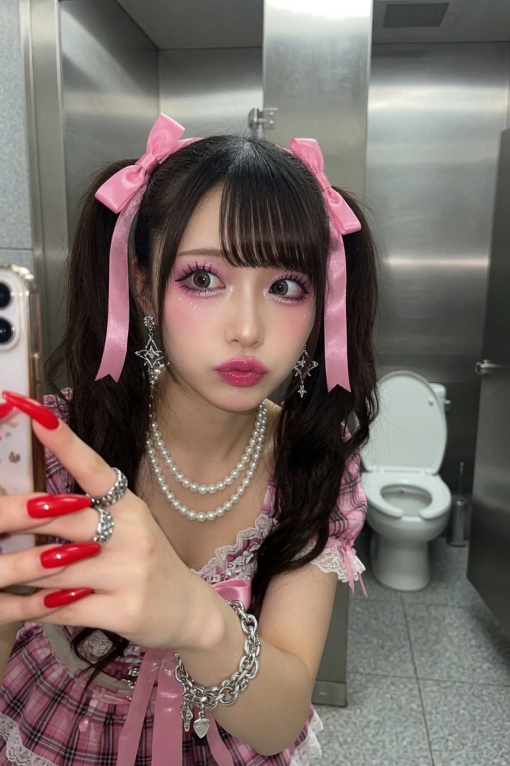 トイレ自撮り