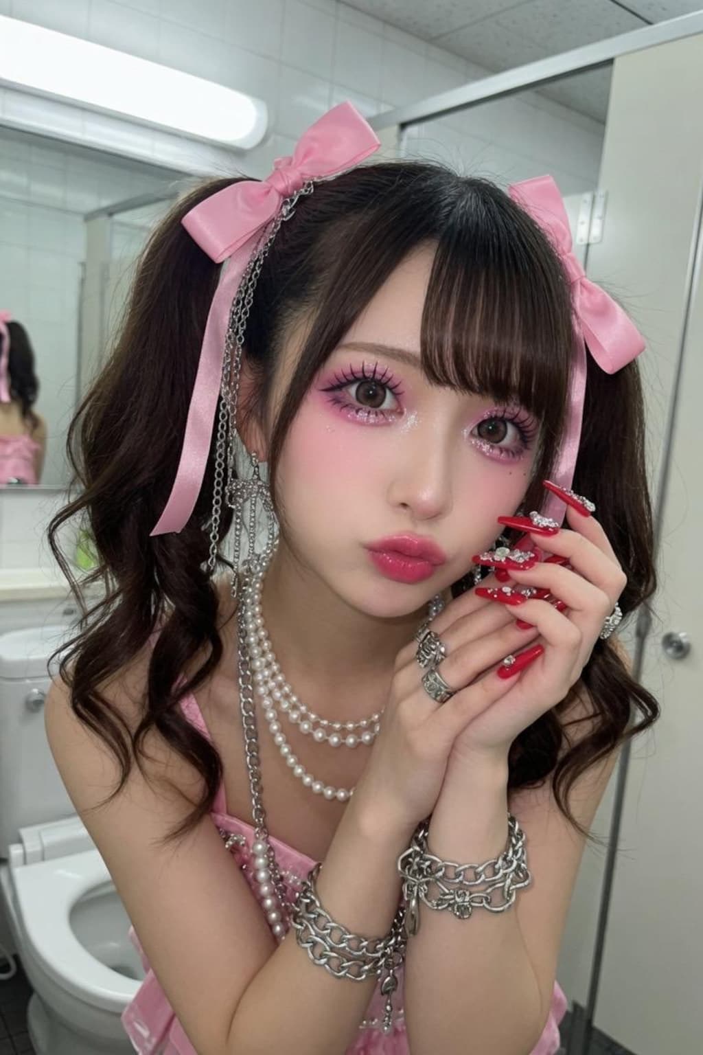 トイレ自撮り
