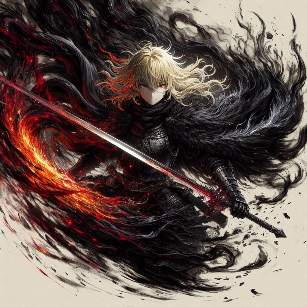 ブロンドの女騎士さん940