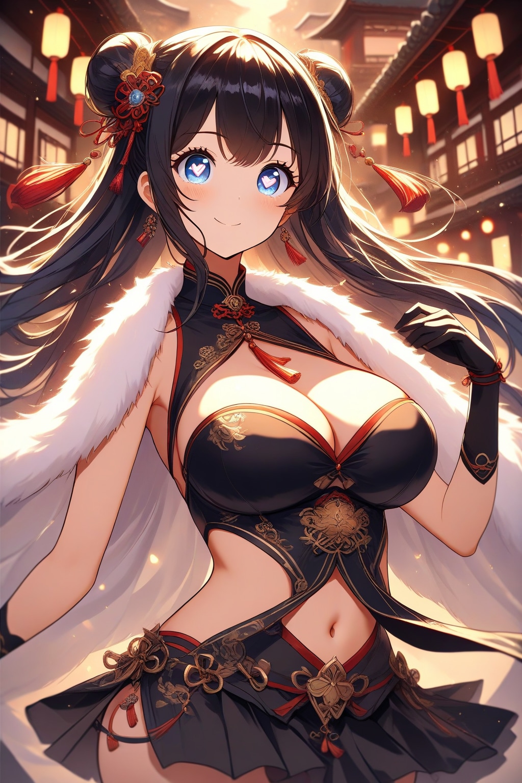 チャイナドレスの女の子